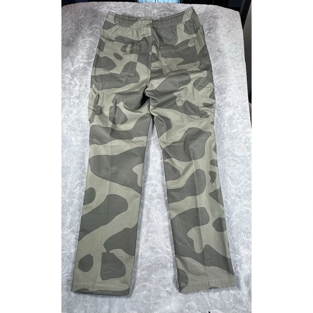 Jordan Essentials Chicago Pants Mens Medium Green Camo Utility Cargo 32x32